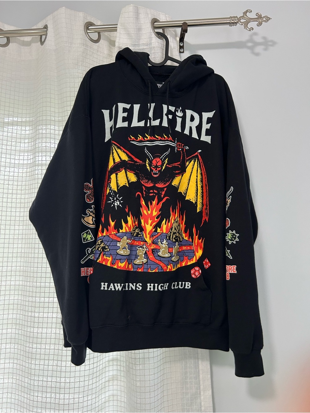 Stranger Things Hellfire Club hoodie